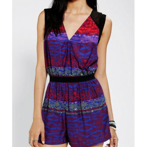 Silence + Noise Woman Sleeveless Chiffon Romper Dress Size S - Picture 7 of 8